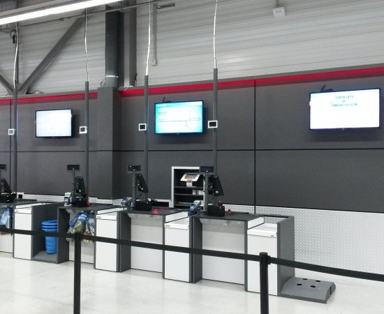 Habillage mural Décathlon