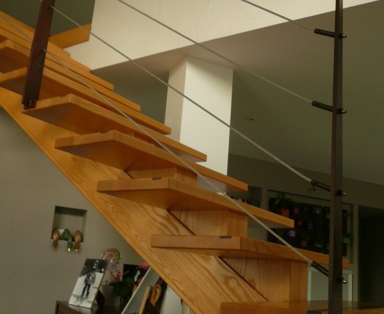 Escalier limon central