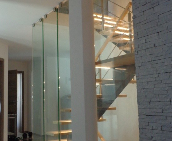 Escalier limon central